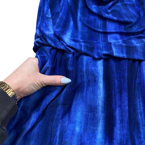 Magicsuit Marisa Dungarees One Piece Romper Swimsuit in Blue Denim Print size 12 - Picture 4 of 6